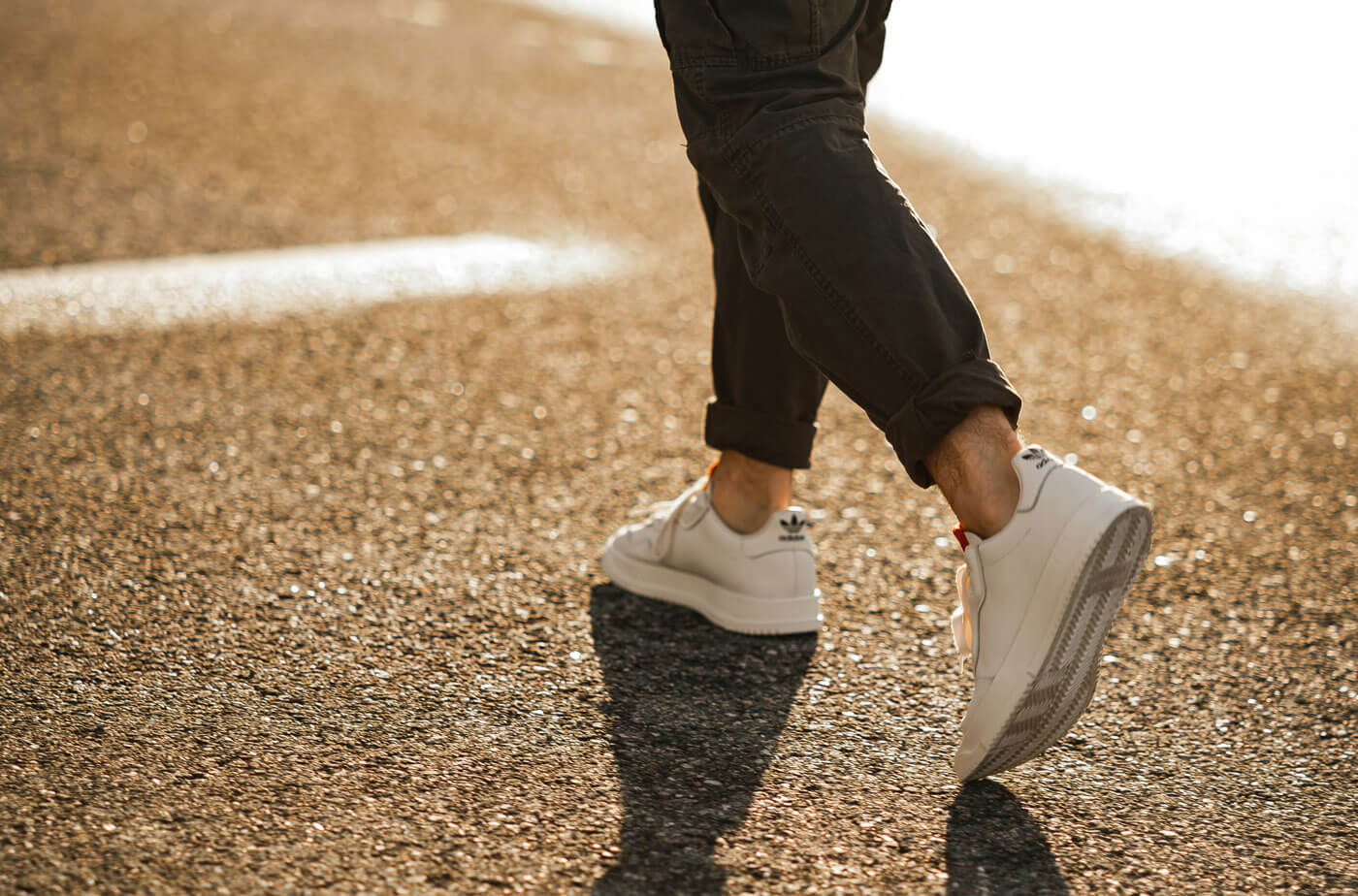 Person walking on the street