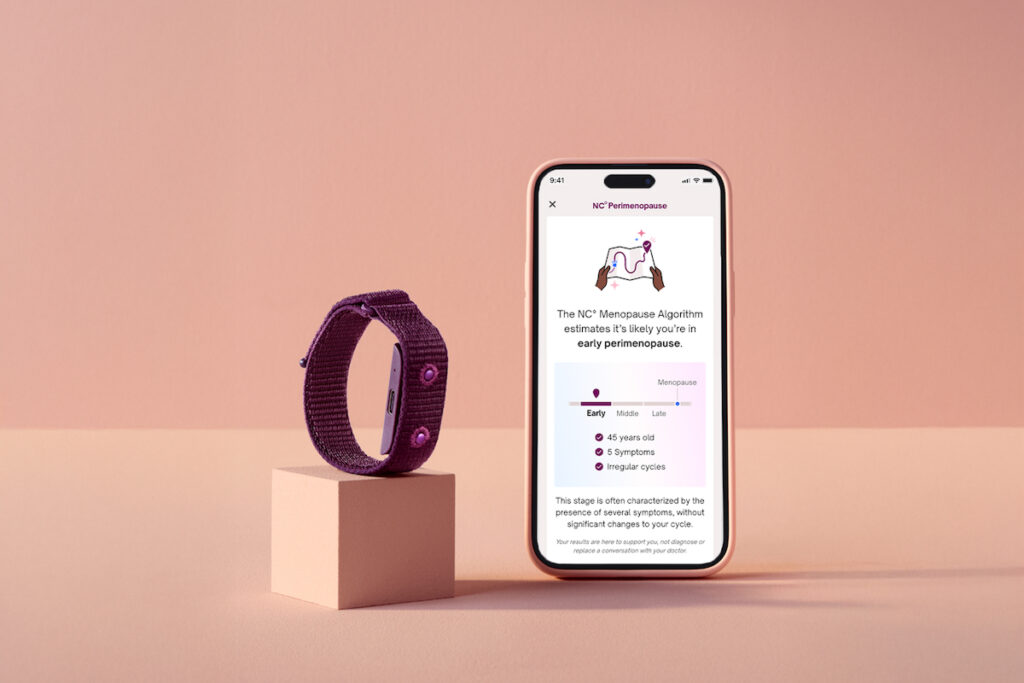 natural cycles app and band
