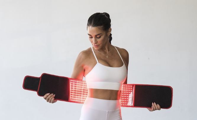 A red light therapy belt built for recovery and pain management.